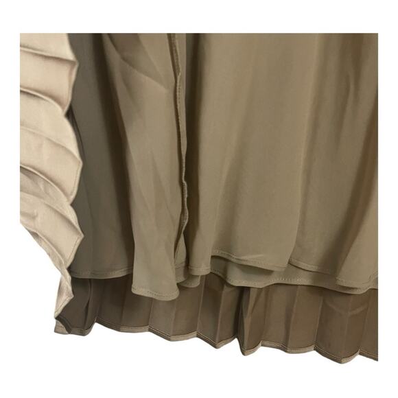 J-Crew Gwyneth Pleated Midi Slip Skirt in Camel Size S NWT - Picture 8 of 11